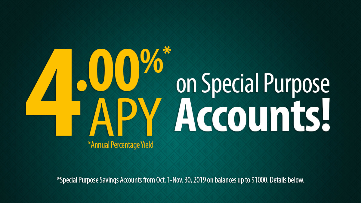 4.00%25 Special Purpose Accounts Rate